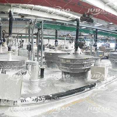 面粉振動篩分機(jī)現(xiàn)場